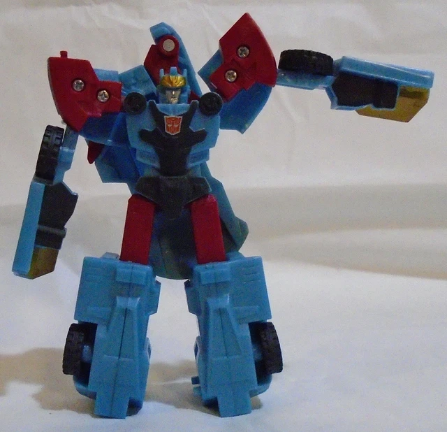TRANSFORMERS CYBERTRON ROBOTS In Disguise Hot Shot Legends Blue 100