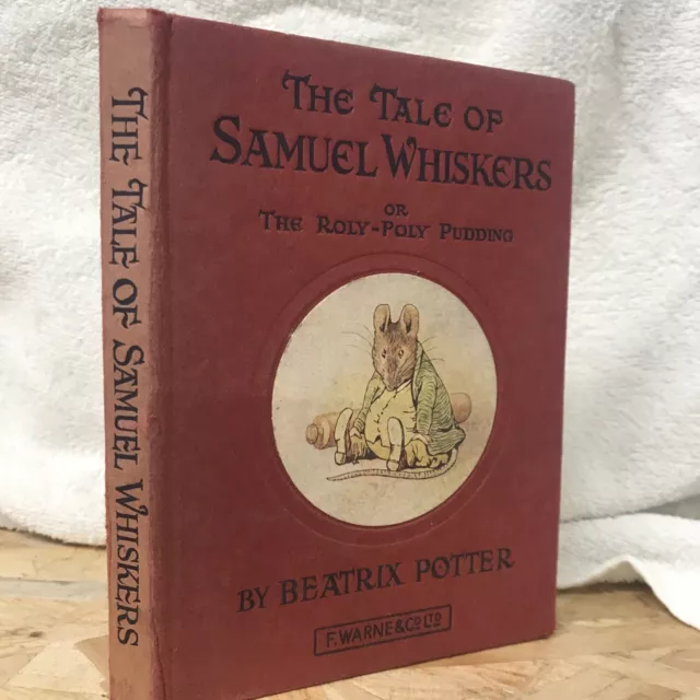 Vintage THE TALE OF SAMUEL WHISKERS by Beatrix Potter Illustrated Book