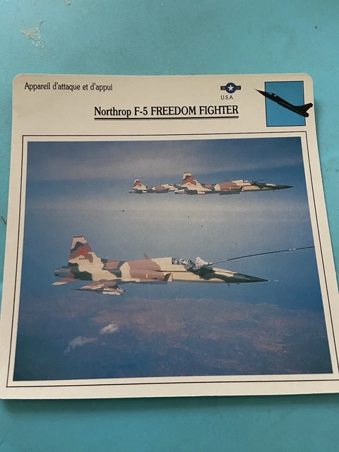 Carte Appareil D’attaque Et D’appui Northrop F-5 FREEDOM FIGHTER