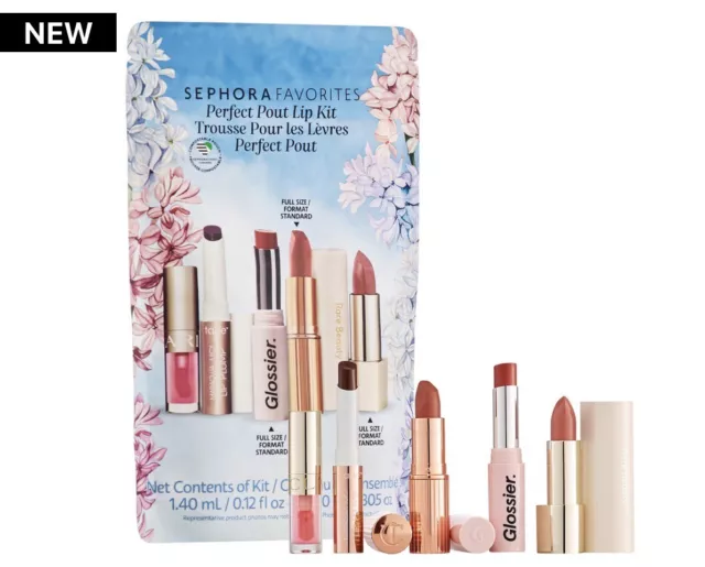 Sephora Favorites Perfect Pout Lip Kit 5pc Ltd Ed Set • Sold Out • SEALEDd