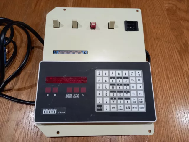 Burr-Brown TM70 Test Set, Alpha-Numeric Keyboard, Display + PO-Type Key Switches