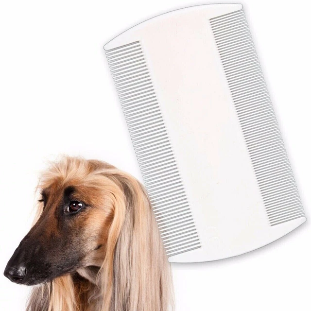 Fine Tooth Nit Comb Double Sided Head Pet Fur Hair Lice Flea Egg Removal Brush 3