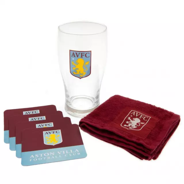 Aston Villa FC Minibar Set Weihnachten und Geburtstag Geschenkideen Fan