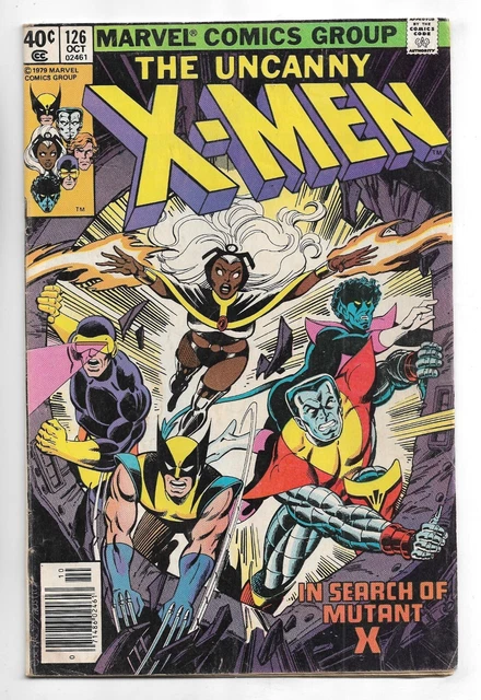 Uncanny X-Men #126 Marvel Comics 1979 / John Byrne art / 1st Proteus