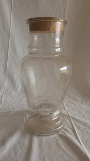 ANCIEN BOCAL À bonbons en verre mogramme HB EUR 19,00 - FR