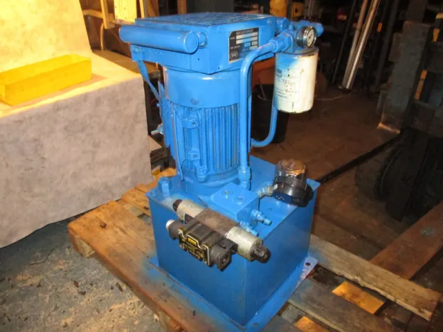 Parker  3HP 1.2GPM Hydraulic Power Unit, Pump 3000 PSI Rated