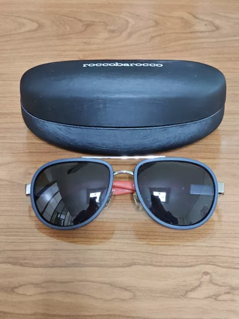 OCCHIALI DA SOLE Roccobarocco Colore Blu Lente Polarized Con Custodia Moda Uomo EUR 29 90 PicClick IT