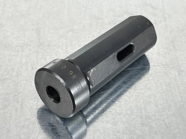 Global CNC 86-03 #1MT Drill Socket 1-1/4" OD Tool Holder Bushing #1 Morse Taper