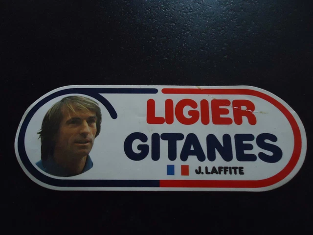 Autocollant / Sticker Formule 1 Ligier Gitanes – Vintage – Neuf