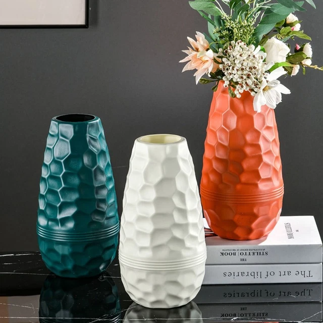 KADAX Vaso da Fiori in plastica con sottovaso, Vaso per Piante Moderno