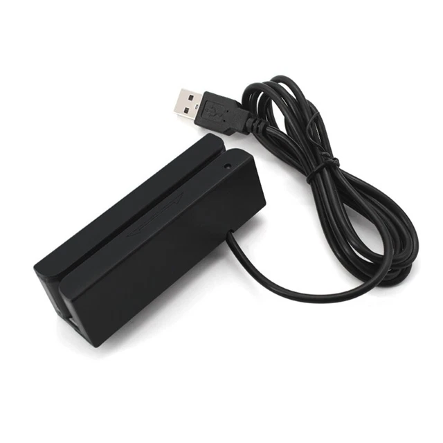 3 Tracks USB Magnetic Card Reader POS Stripe Membership Cards Scanner Machine