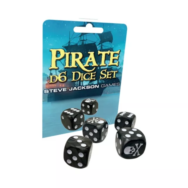 SJG Miscellaneous Pirate d6 Dice Set (6) New