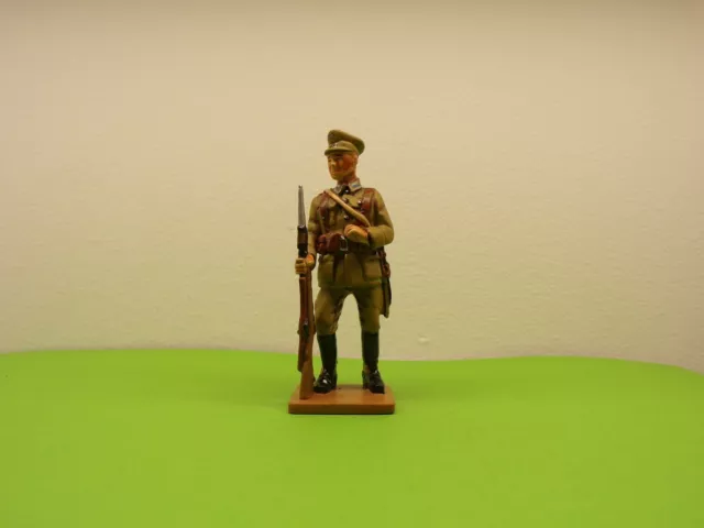 Polnisch 18. Lanzer Trooper Soldat Metall Bemalt 1-32 54 Mm 2. Wwii. Weltkrieg Polen 1939