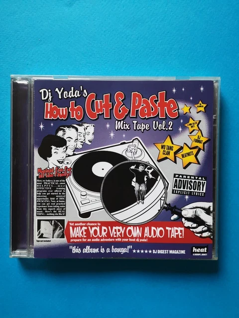 DJ YODA - HOW TO CUT AND PASTE MIX TAPE VOL. 2 - CD (2002) wu tang DJ ...