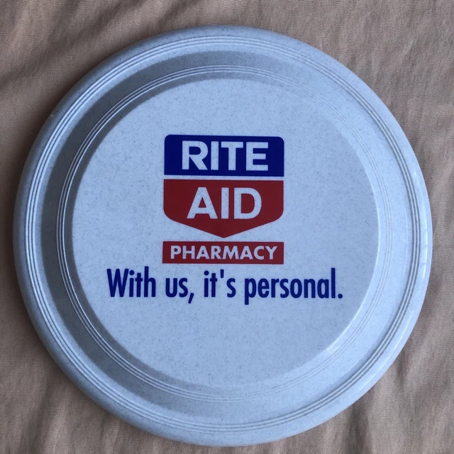 Frisbee Vtg Rite Aid Pharmacy Drug Store Collectible