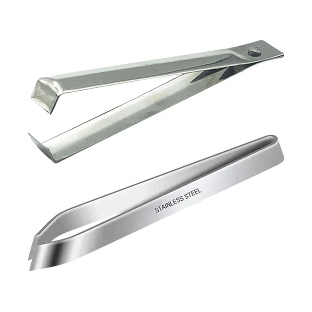 2 PINZE MANUALI Di Precisione Per Pelare L'aglio, Pinzette Da Cucina ...