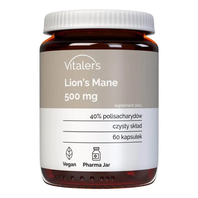 Vitaler's Lion's Mane (Echinacea) 500 mg, 60 capsules