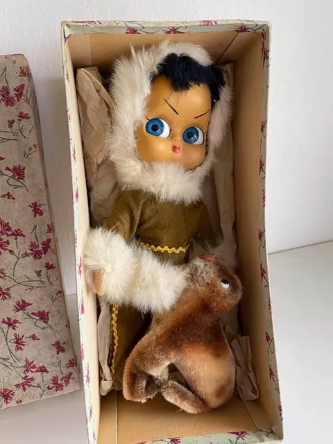 Vintage Doll, bambola Alice in box, tipo Maura e S. Giulietta, bachelite,anni 60