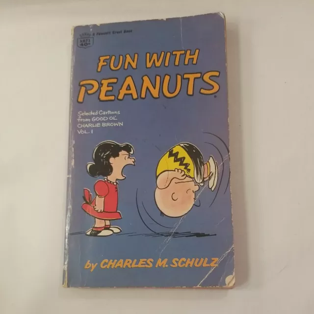 Fun With Peanuts-By Charles Schultz- Fawcett Crest Book-August 1965-Vintage