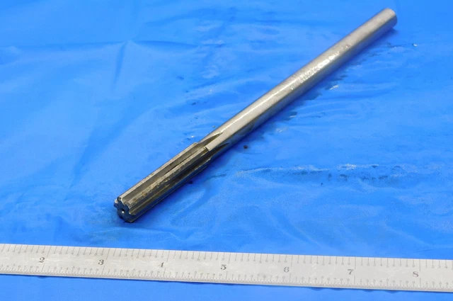 Usa Made .5005" Od Hss Carbide Tipped Reamer Shank 6 Fl .5005 .5000 Oversize