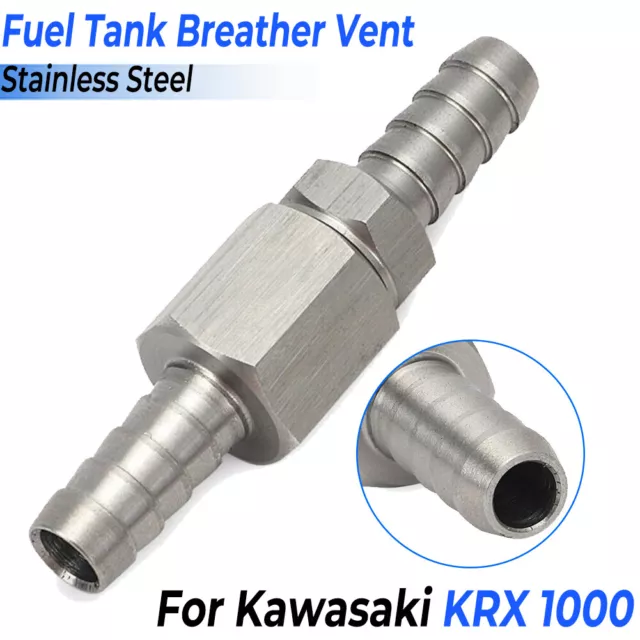 For Kawasaki Rollover Fuel Tank Breather Vent Valve Vertically Mounted KRX 1000