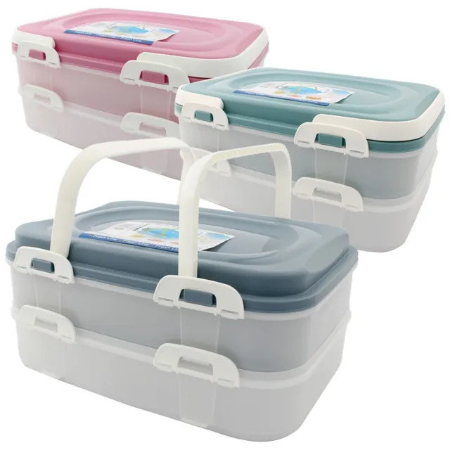 Partycontainer Box Aufbewahrungsbox Transportbox Kombibox Lunchbox 2x 7 Liter