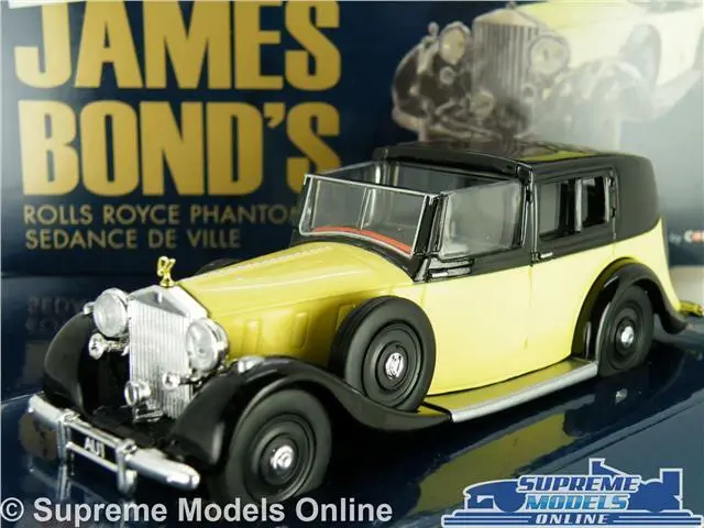 Rolls Royce Phantom Iii Model Car James Bond 1:36 Scale Goldfinger Corgi 3 K8