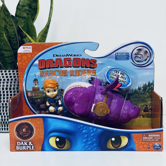 HOW TO TRAIN your dragon Dragons Rescue Riders DAK & BURPLE Figure £20. ...