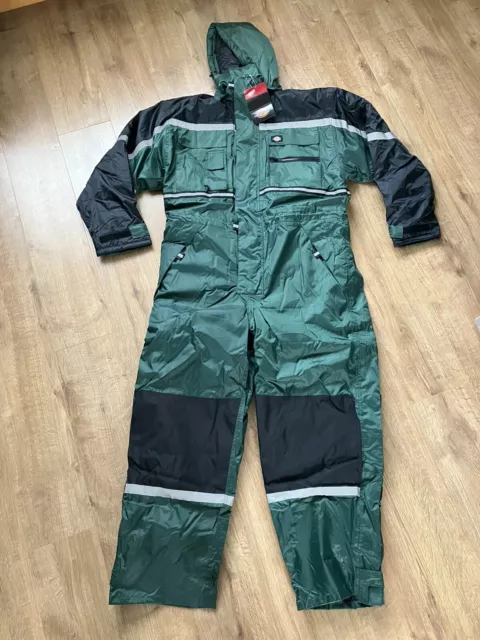Dickies Green Waterproof Insulated Coverall Size XXL BNWT Builder  Outdoor Farm