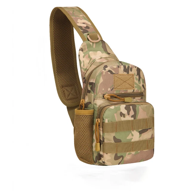 Outdoor Tactical Sling Bag Military Molle Crossbody Pack Chest Shoulder Backpack