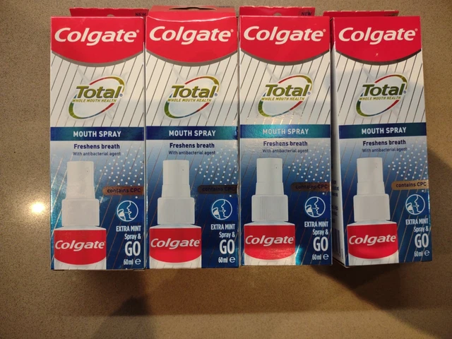 4 spray bucal total Colgate 60 ml extra nuevo spray & ir caducidad 06/2023