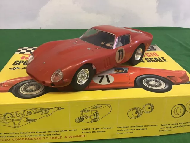 Revell 1/24 Slot Car Ferrari 250 GTO Tested Working Boxed Excellent