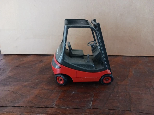 Schuco 1/25 – Chariot élévateur Linde H35 (Gabelstapler) – Rouge – Occasion Très Bon état