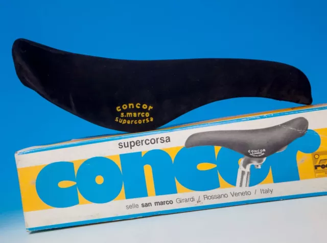 SELLA San Marco Concor Supercorsa NIB NOS NUOVA NERO SCAMOSCIATO eroica vintage