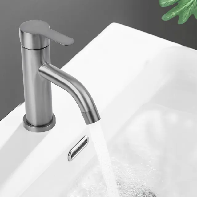 Wasserhahn Waschtischarmatur Kaltwasser Standventil Armatur Waschbecken WC Bad