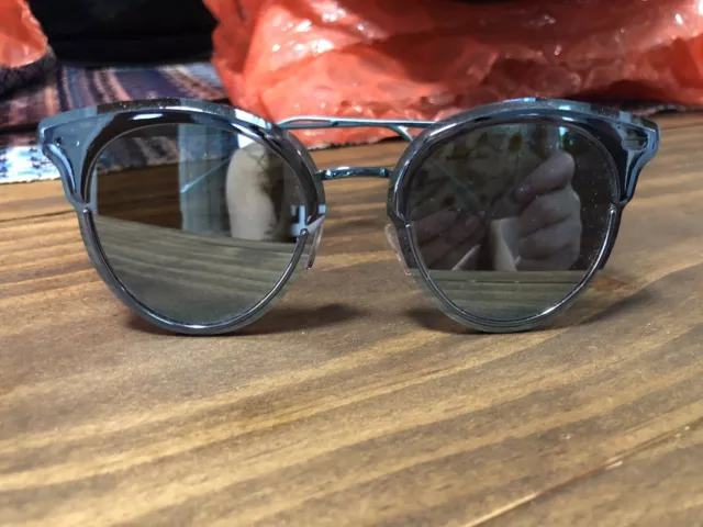 Urban Outfitters Blue Iridescent Sunglasses. Gently Used, No Scratches