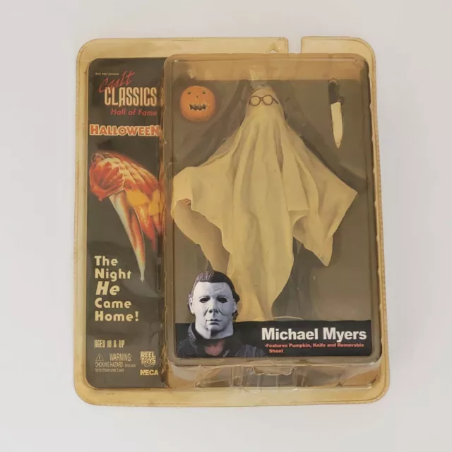 NECA Cult Classics Hall Of Fame HALLOWEEN Michael Myers GHOST BOB SHEET Figure