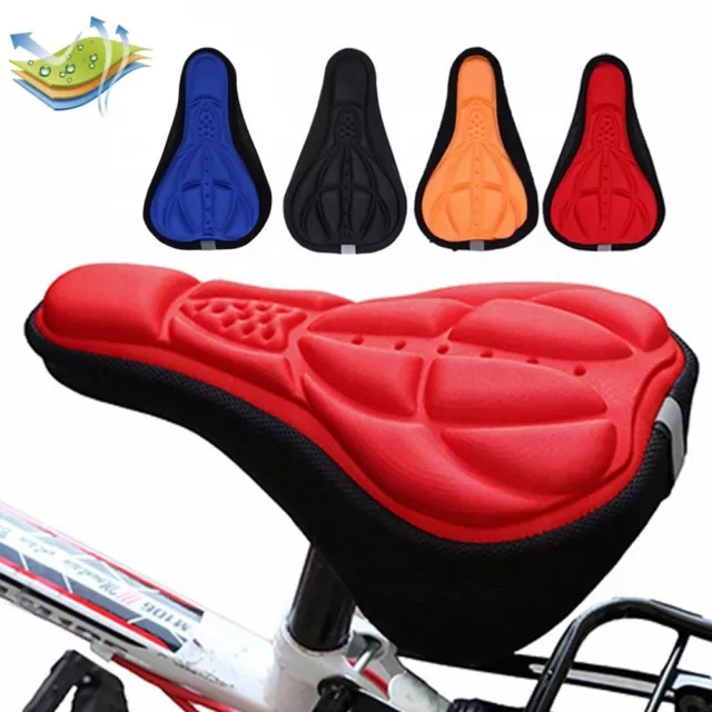 Tout Neuf Vélo Siège Housse Coussin / Silicone Souple Pièces de Rechange 28cm