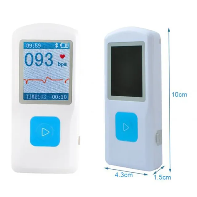 Carejoy Portable PM10 Digital ECG EKG Portable Equipment Heart Beat Monitor