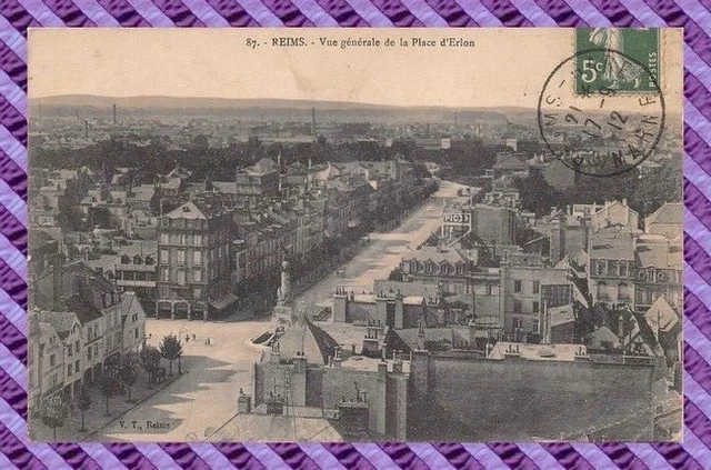 CPA 51 - Reims - View General On La Place of Erlon