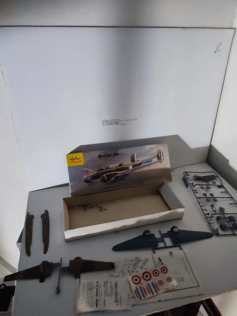 Easy Model 1 72 Maquette Bombardier Bloch 210 Heller 1/72, Boîte Noire Maquette Seconde Guerre Mondiale