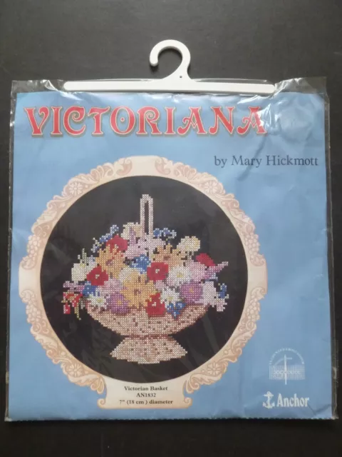 ANCHOR EMBROIDERY KIT - VICTORIANA - designed by Mary Hickmott - Cross - Stitch