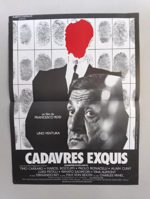 Affiche - Cadavres Exquis - Lino Ventura - Luigi Pistilli - Francesco Rosi