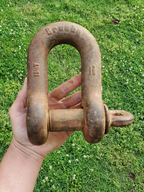 Crosby 1-3/8" Screw Pin Anchor Shackle Clevis E3C 13-1/2 Ton Heavy Duty Tool