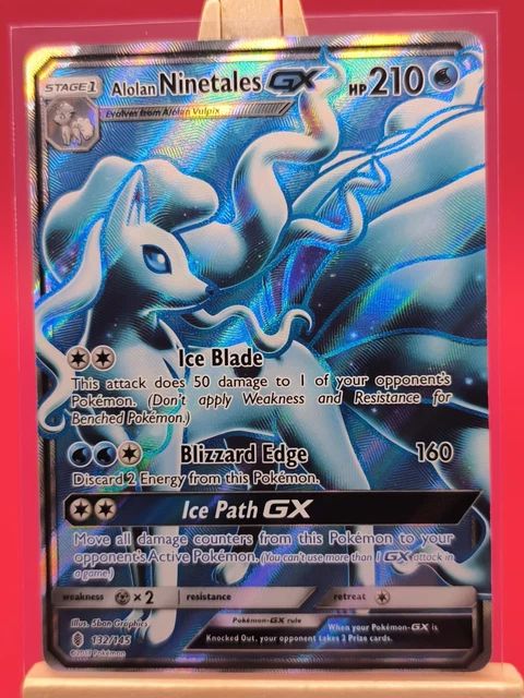 ALOLAN NINETALES GX 132/145 Guardians Rising Full Art Ultra Rare Pokemon  Card 28.99 - PicClick UK
