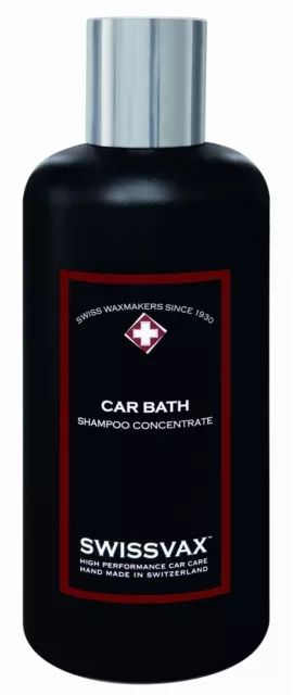 SWIZÖL SWISSVAX Car Bath, 250ml - Auto Glanz Shampoo für 500 Liter