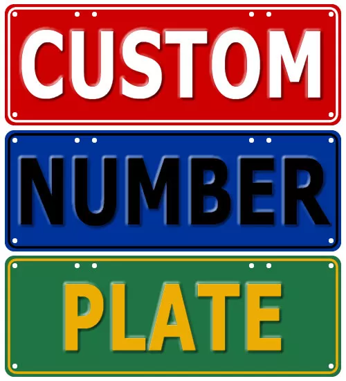 Custom Novelty Number Plate AUS Licence Plate Sign Personalised Gift Car Garage