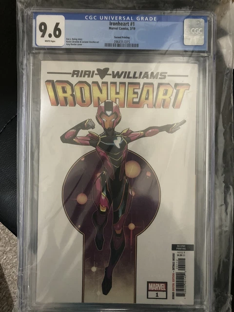 Ironheart #1 2nd Print Low Print Run  Vecchio Variant CGC Marvel 1st Ten Rings