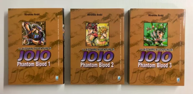 Jojo Phantom Blood N.1/3 Serie Completa Manga - Hirohiko Araki - Star Comics