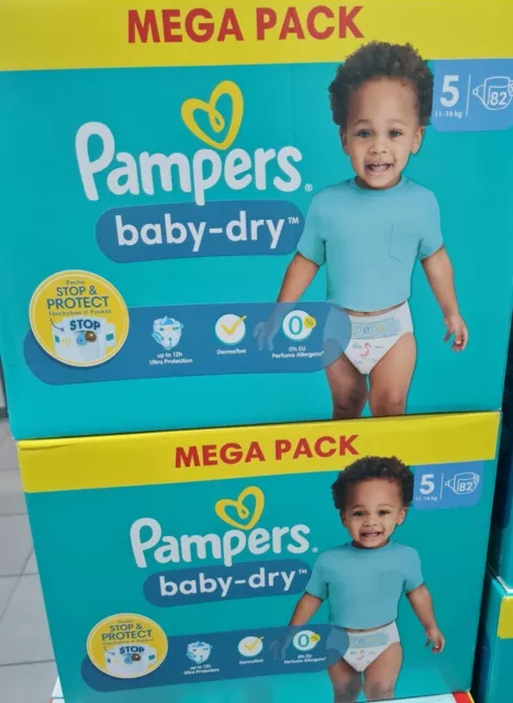 PAMPERS New Baby Taille 1 - 2 à 5Kg - 264 couches - Format pack 1